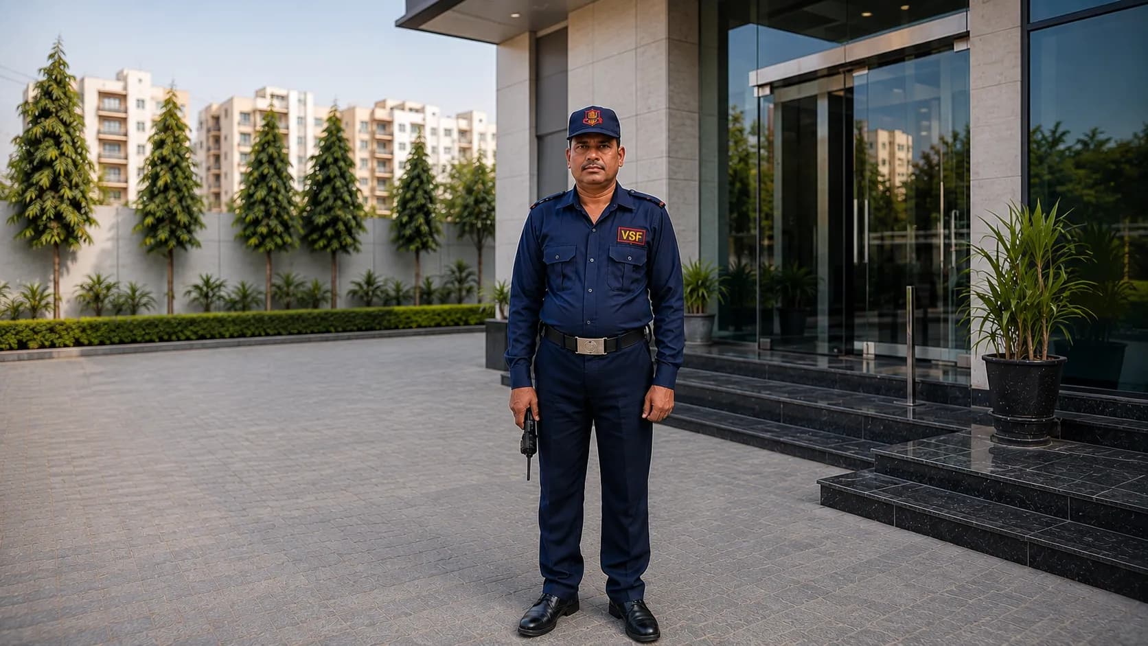 Vidhya Security Force Guard On Site
