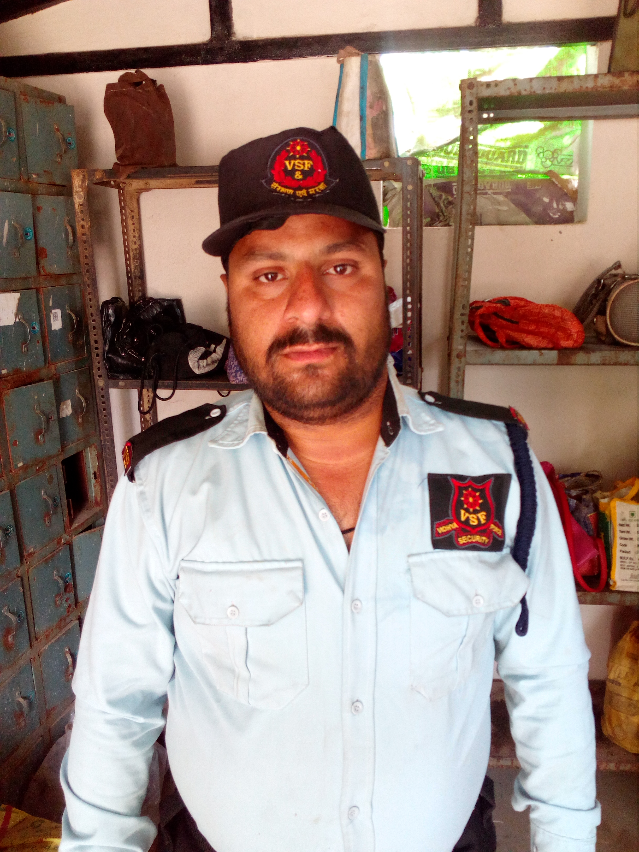 Guard at Canteen